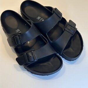 Birkenstock Men’s Arizona Black EVA Rubber Sandals Slides Size 42 US 9